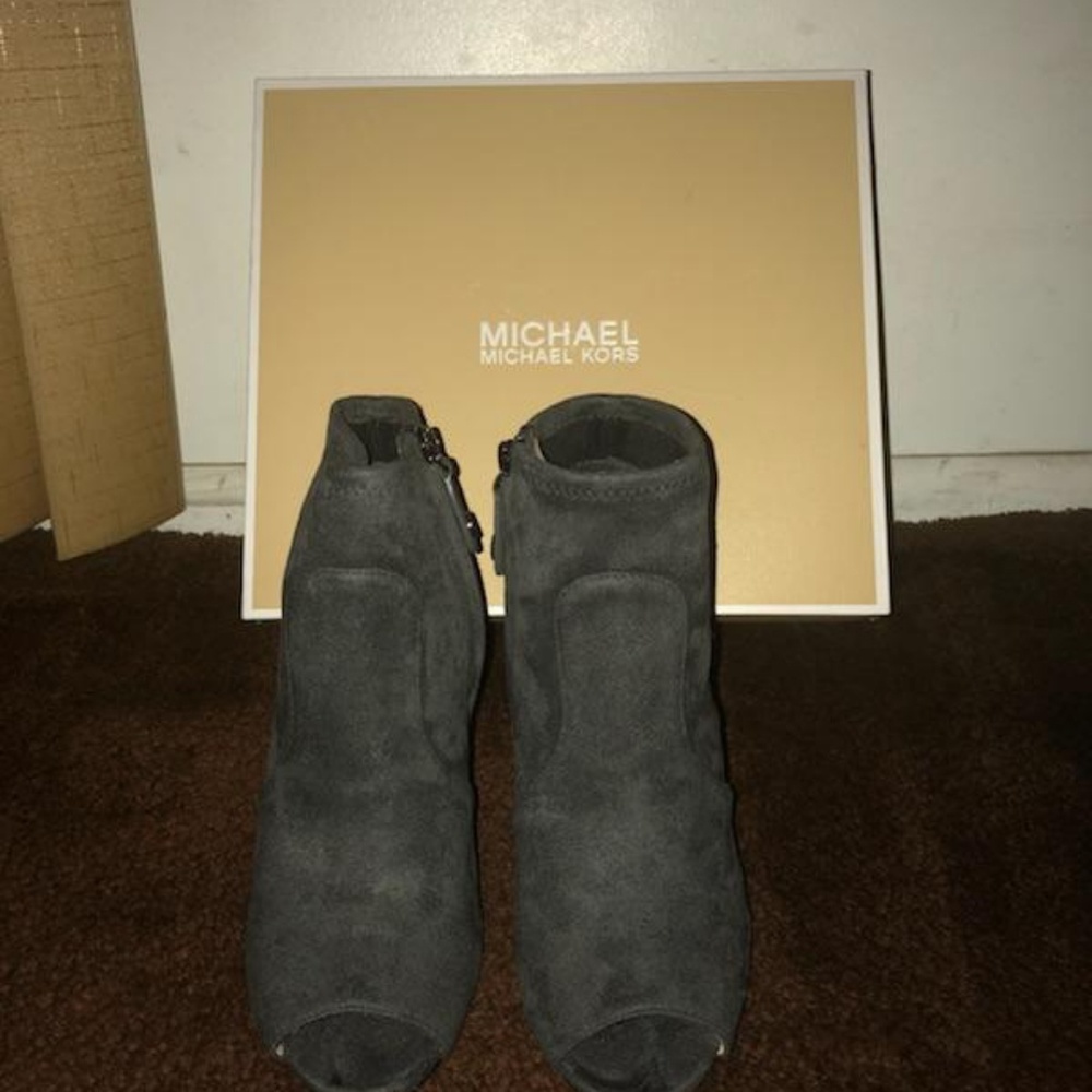 Michael Kors peep toe heel shoe